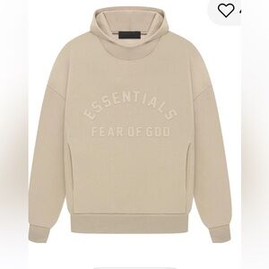 Fear of God Essentials Tan Hoodie